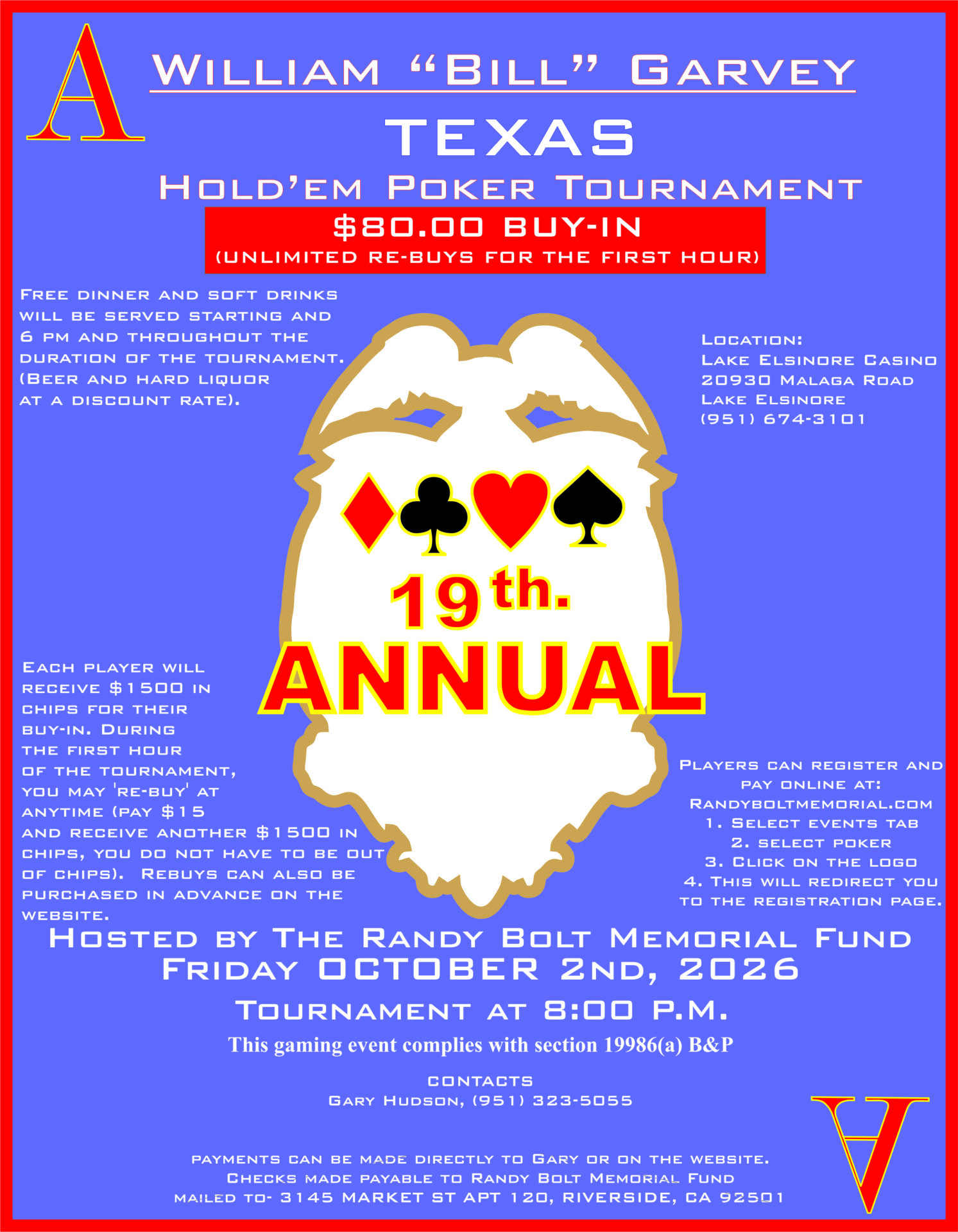 Poker flyer 2026 final Aug 2